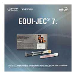 Equi-Jec 7 (West Nile + 3-way Sleeping Sickness + Tet + Flu + Rhino) Equine Vaccine 1 dose syringe - Item # 44654