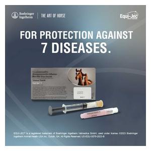 Equi-Jec 7 (West Nile + 3-way Sleeping Sickness + Tet + Flu + Rhino) Equine Vaccine 1 dose syringe - Item # 44654