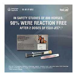 Equi-Jec 7 (West Nile + 3-way Sleeping Sickness + Tet + Flu + Rhino) Equine Vaccine 1 dose syringe - Item # 44654