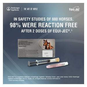 Equi-Jec 7 (West Nile + 3-way Sleeping Sickness + Tet + Flu + Rhino) Equine Vaccine 1 dose syringe - Item # 44654