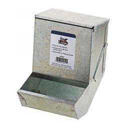 Small Animal Feeder w/Metal Bottom and Lid 5 in (5.5 in L x 5.125 in W x 7.125 in H - Item # 44707