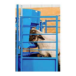 Poly Hay and Grain Feeder for Sheep and Goats 22 x 8 x 24 in - Item # 44837
