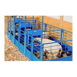 Poly Hay and Grain Feeder for Sheep and Goats 22'' x 8'' x 24'' - Item # 44837