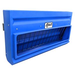 Poly Hay and Grain Feeder for Sheep and Goats 45.5 in x 8.5 ft x 23.5 in - Item # 44838