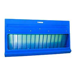 Poly Self-Feeder w/Galvanized Insert for Sheep and Goats 100 lb capacity (45.5 in x 8.5 in x 23.5 - Item # 44839