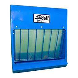 Poly Self-Feeder w/Galvanized Insert for Sheep and Goats 50 lb capacity (22 in x 8 in x 24 in) - Item # 44840