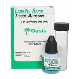 LiquiVet Stitches Rapid Tissue Adhesive for Animals 1 x 3g (5 applicators) - Item # 44858