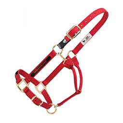 Personalized Xtended Life Closure System Breakaway Horse Halter Red - Item # 44891