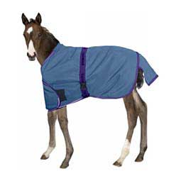 Foal Adjustable Ripstop Turnout Blanket Palace Blue - Item # 45021