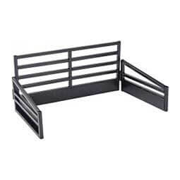 Show Cattle Stall Display Tie Rail and Side Panels Toy Black - Item # 45044
