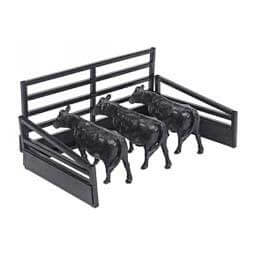 Show Cattle Stall Display Tie Rail and Side Panels Toy Black - Item # 45044