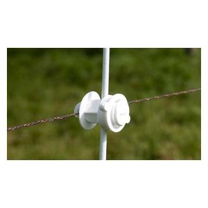 Rod Post Screw-On Claw Insulators White - Item # 45086