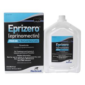 Eprizero Eprinomectin Pour-On for Beef and Dairy Cattle 2.5 liter - Item # 45113
