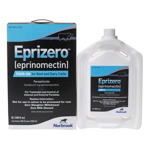 Eprizero Eprinomectin Pour-On for Beef and Dairy Cattle 5 liter - Item # 45114