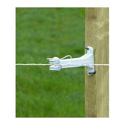 Wood Post Pinlock 5" Offset Insulator White - Item # 45142