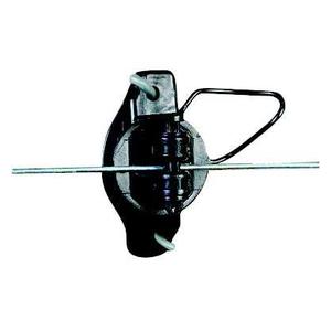 Wood Post Pinlock Insulator Black - Item # 45144