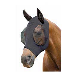 Weatherbeeta Stretch Bug Saver Fly Mask w/Ears Black/Black - Item # 45169