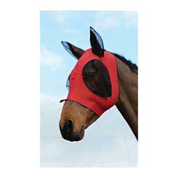 Weatherbeeta Stretch Bug Saver Fly Mask w/Ears Red/Black - Item # 45169C