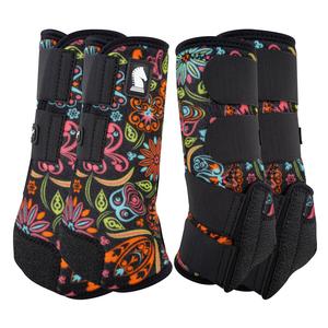 Legacy2 Horse Support Boot Value Pack Neon Flower - Item # 45184