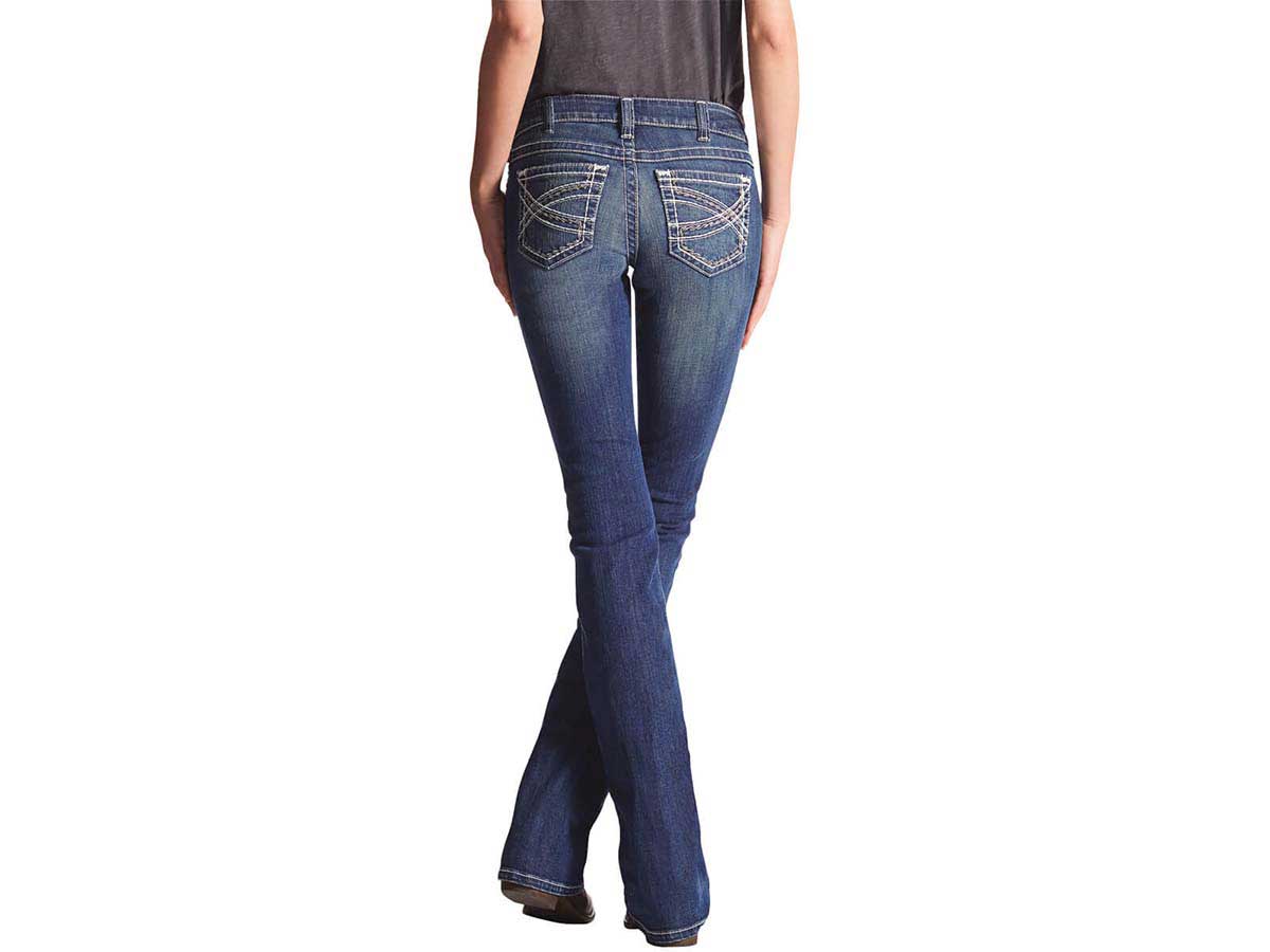Marine REAL Entwined Boot Cut Womens Jeans Ariat Apparel - Womens 