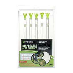 Cap-Chur Disposable Aero Syringes w/ Grit Blasted Collared Needles 7 cc x 1 in (5 ct) - Item # 45276