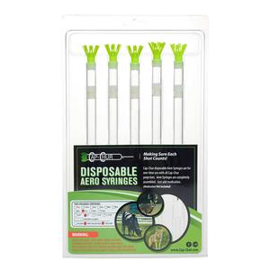 Cap-Chur Disposable Aero Syringes with Grit Blasted Collared Needles 7 cc x 1 in (5 ct) - Item # 45276
