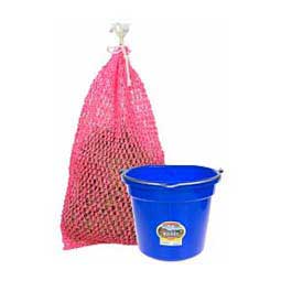 Bucket and Haynet Combo Pack Blue Bucket / Hot Pink Haynet - Item # 45299
