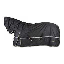 5K Cross Trainer Turnout Horse Blanket w/ Hood Black - Item # 45306