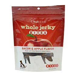 Whole Jerky Bites Dog Treats Bacon Apple - Item # 45340