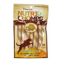 Nutri Chomps Flavor Mini Twists Dog Treats Peanut Butter - Item # 45362