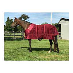 Therapeutic Warmth Therapy Mesh Horse Sheet Burgundy - Item # 45383