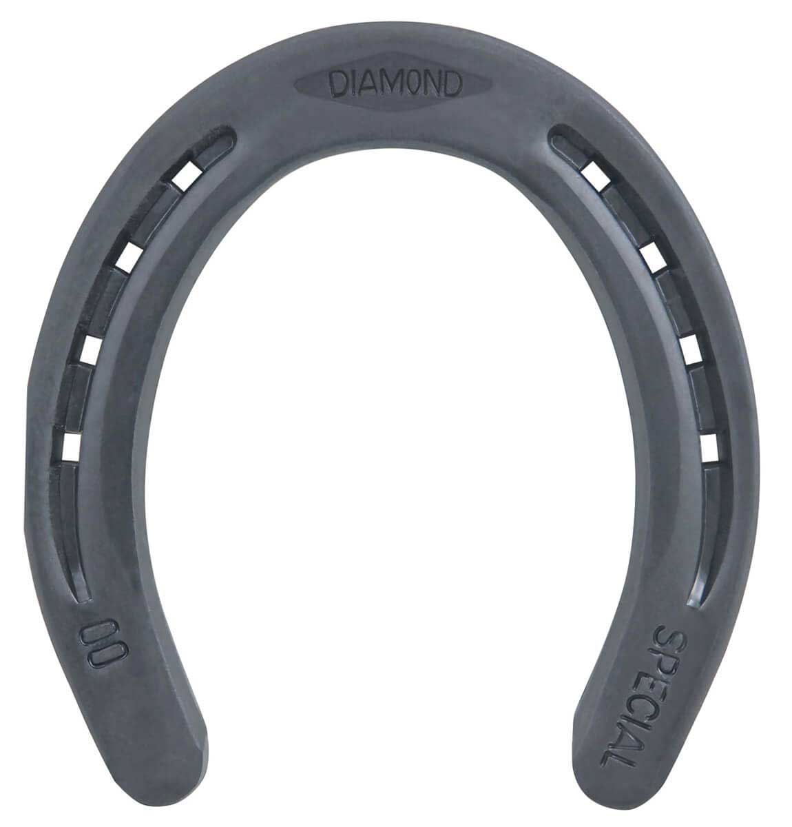 Diamond Special Plain Horseshoes by Diamond Farrier Co, 00 (4 3/4 x 4 3/8) 2 ct DS00