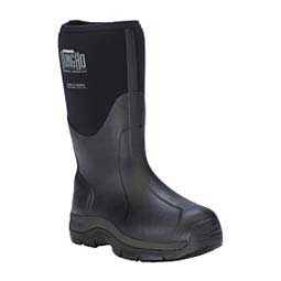 Dungho Barnyard Tough Mens Mid Chore Boots Black/Gray - Item # 45422