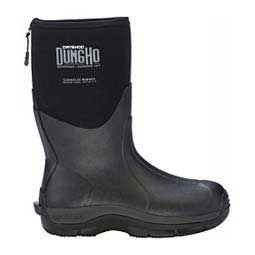 Dungho Barnyard Tough Mens Mid Chore Boots Black/Gray - Item # 45422