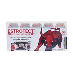Estrotect Breeding Indicator w/ Breeding Bullseye for Cattle Reddish-Orange - Item # 45459