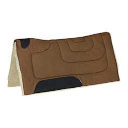 Contoured Canvas w/ Fleece Horse Saddle Pad Brown - Item # 45505