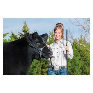 Dairy/Beef Rounded Show Halter Black - Item # 45538