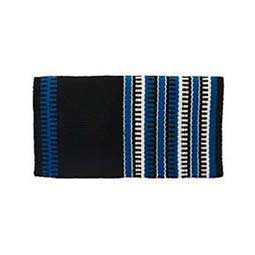Reversible Patterned New Zealand Wool Horse Saddle Blanket Red/Black - Item # 45578