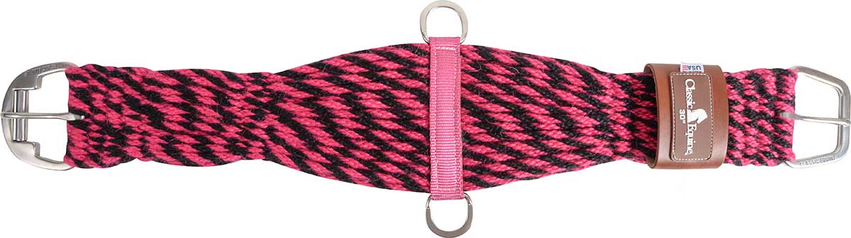 Weaver Cuir Mohair Mélange 27 brins droite Smart Cinch, 24 Weaver Cuir Mohair Mélange 27 brins droite Smart Cinch, 24