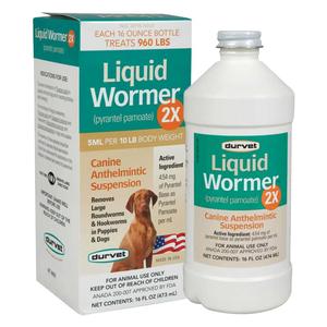 Liquid Wormer 2X Dewormer for Dogs 16 oz - Item # 45669