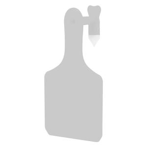 Y-Tag Blank One-Piece Calf ID Ear Tags White - Item # 45676