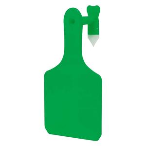 Y-Tag Blank One-Piece Calf ID Ear Tags Green - Item # 45676