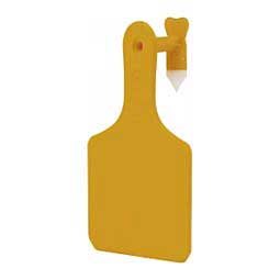 Y-Tag Blank One-Piece Calf ID Ear Tags Orange - Item # 45676