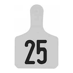 Y-Tag Numbered One-Piece Calf ID Ear Tags White - Item # 45677