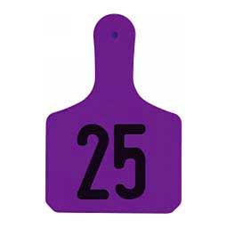 Y-Tag Numbered One-Piece Calf ID Ear Tags Purple - Item # 45677