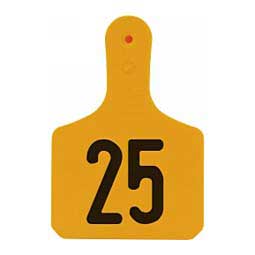 Y-Tag Numbered One-Piece Calf ID Ear Tags Orange - Item # 45677