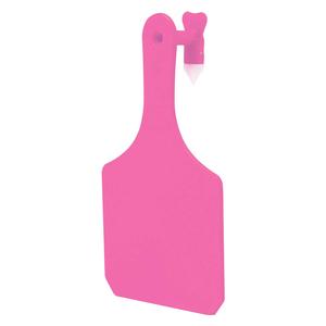 Y-Tag Blank One-Piece Cow ID Ear Tags Pink - Item # 45678