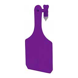 Y-Tag Blank One-Piece Cow ID Ear Tags Purple - Item # 45678