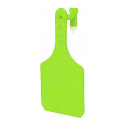 Y-Tag Blank One-Piece Cow ID Ear Tags Chartreuse - Item # 45678