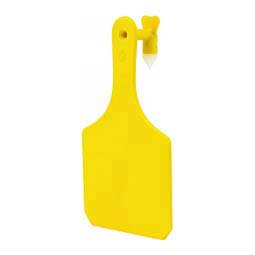 Y-Tag Blank One-Piece Cow ID Ear Tags Yellow - Item # 45678